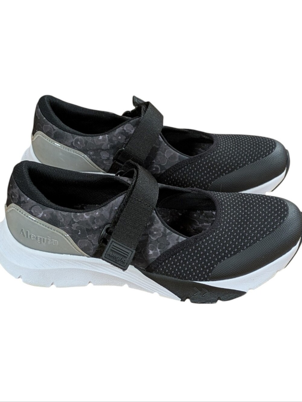 Alegria Poppy Pop Black Mary Jane Sneaker Size 40 - Picture 2 of 13